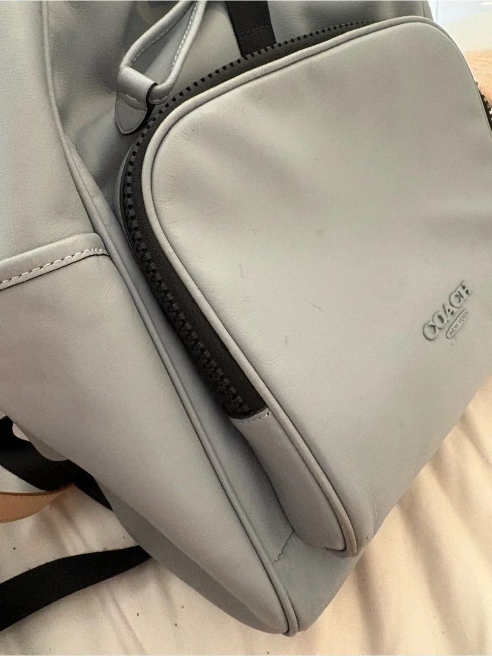Coach Men's Backpack in Light Gray